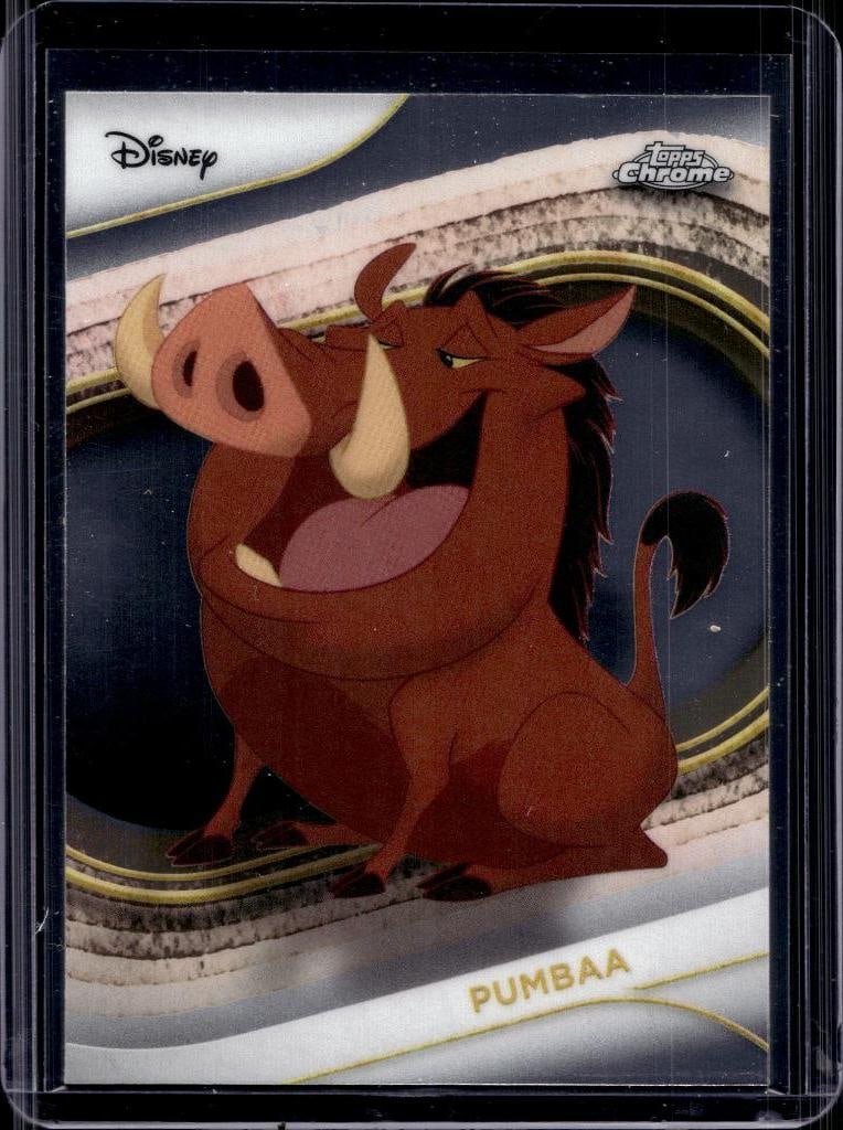 PUMBAA 2025 TOPPS CHROME DISNEY: NEAR MINT OR BETTER CONDITION