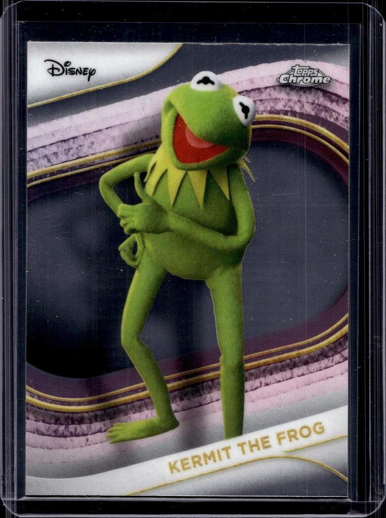 KERMIT THE FROG 2025 TOPPS CHROME DISNEY: NEAR MINT OR BETTER CONDITION