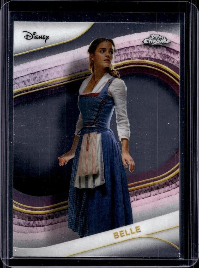 BELLE (LIVE ACTION EMMA WATSON) 2025 TOPPS CHROME DISNEY: NEAR MINT OR BETTER CONDITION