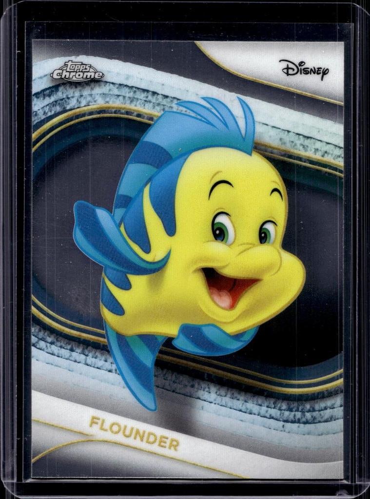 FLOUNDER 2025 TOPPS CHROME DISNEY: NEAR MINT OR BETTER CONDITION