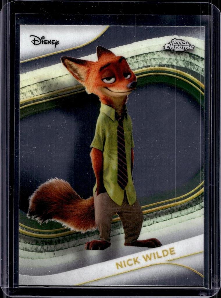 NICK WILDE 2025 TOPPS CHROME DISNEY: NEAR MINT OR BETTER CONDITION