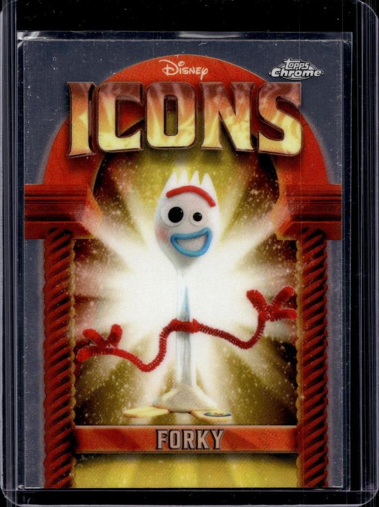 FORKY 2025 TOPPS CHROME DISNEY ICONS INSERT: NEAR MINT OR BETTER CONDITION