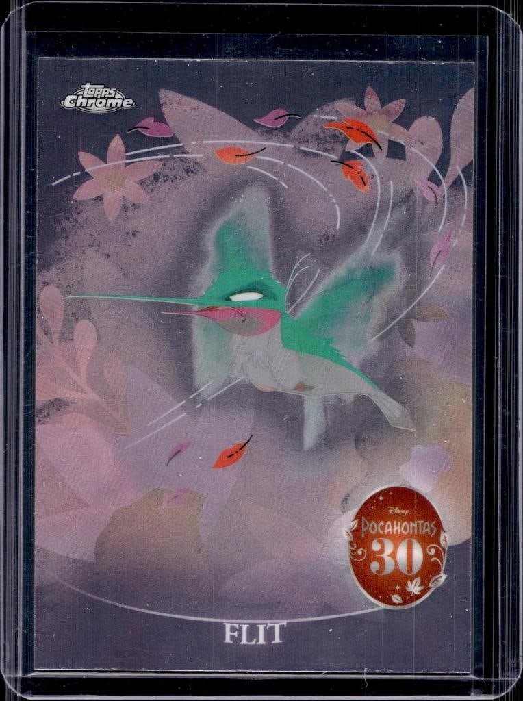 FLIT 2025 TOPPS CHROME DISNEY POCAHONTAS 30TH ANNIVERSARY INSERT: NEAR MINT OR BETTER CONDITION