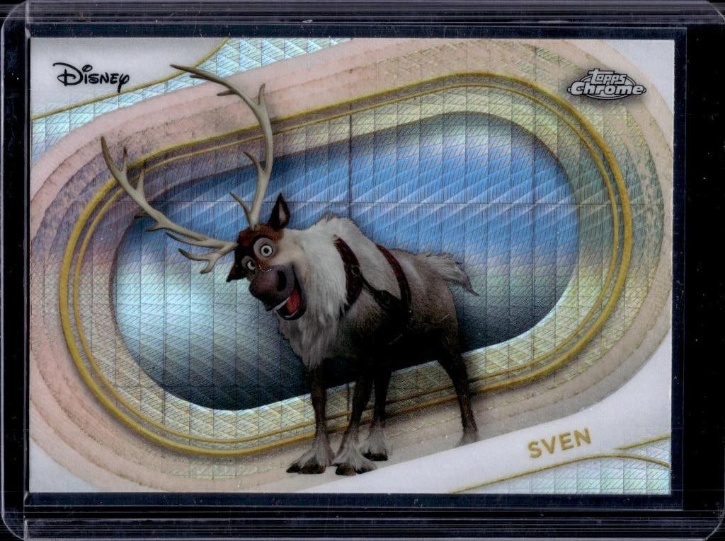SVEN 2025 TOPPS CHROME DISNEY PRISMATIC REFRACTOR: NEAR MINT OR BETTER CONDITION