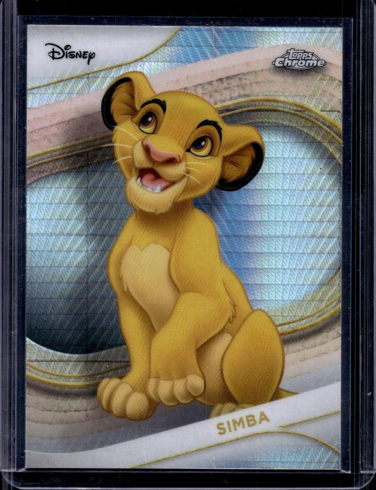 SIMBA 2025 TOPPS CHROME DISNEY PRISMATIC REFRACTOR: NEAR MINT OR BETTER CONDITION