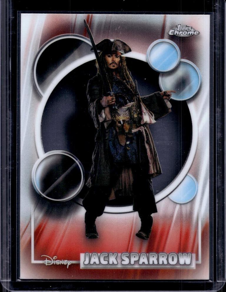 JACK SPARROW 2026 TOPPS CHROME DISNEY: NEAR MINT OR BETTER CONDITION