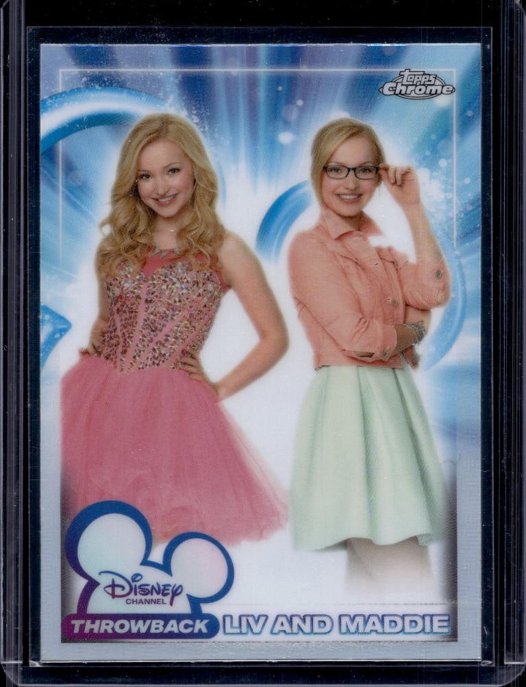 LIV AND MADDIE 2026 TOPPS CHROME DISNEY THROWBACK REFRACTOR: NEAR MINT OR BETTER CONDITION