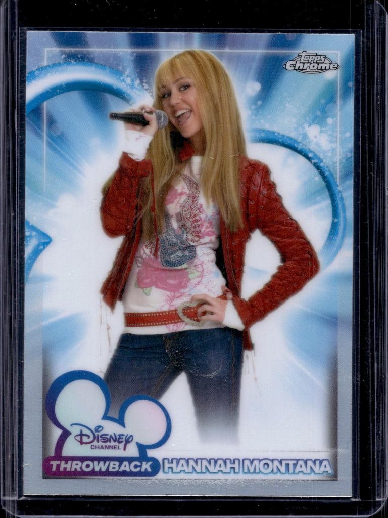 HANNAH MONTANA 2026 TOPPS CHROME DISNEY THROWBACK REFRACTOR: NEAR MINT OR BETTER CONDITION