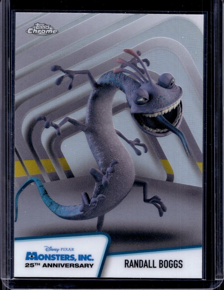 RANDALL BOGGS 2026 TOPPS CHROME DISNEY MONSTERS INC 25TH REFRACTOR: NEAR MINT OR BETTER CONDITION