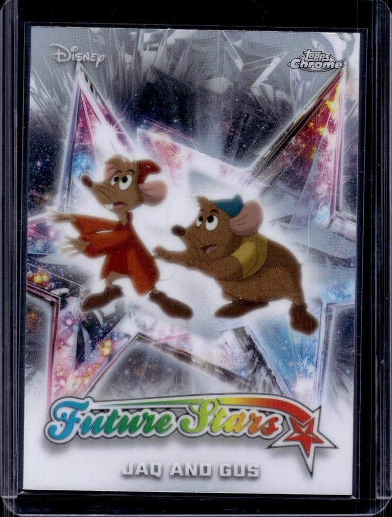 JAQ AND GUS 2026 TOPPS CHROME DISNEY FUTURE STARS REFRACTOR: NEAR MINT OR BETTER CONDITION
