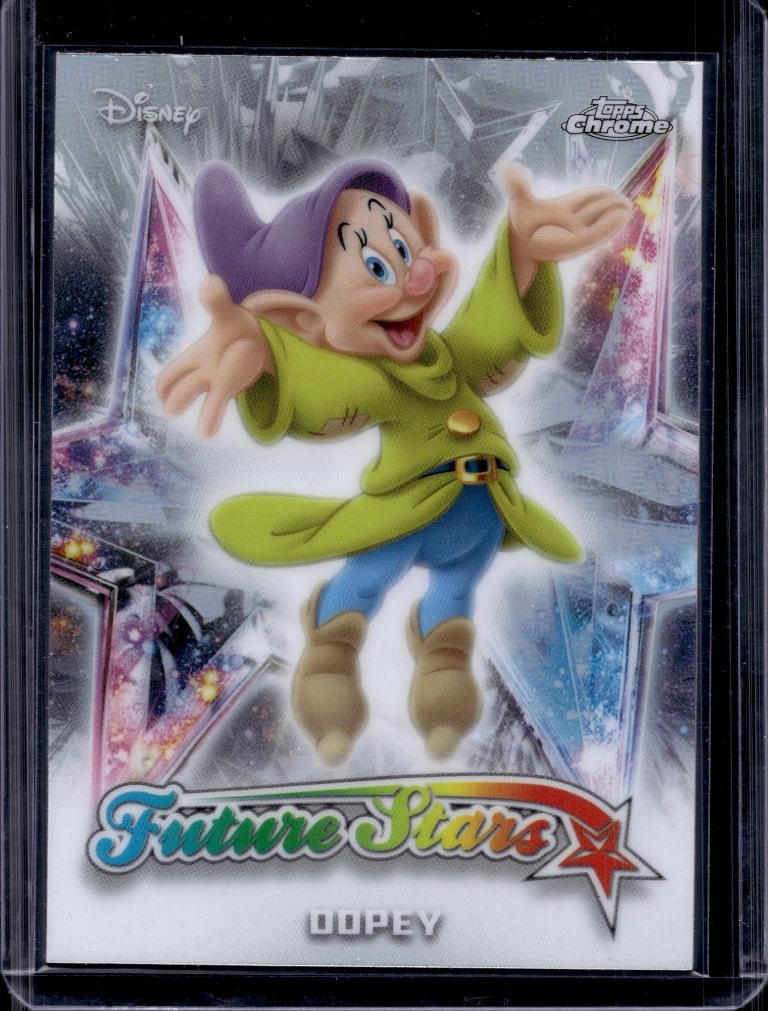 DOPEY 2026 TOPPS CHROME DISNEY FUTURE STARS REFRACTOR: NEAR MINT OR BETTER CONDITION