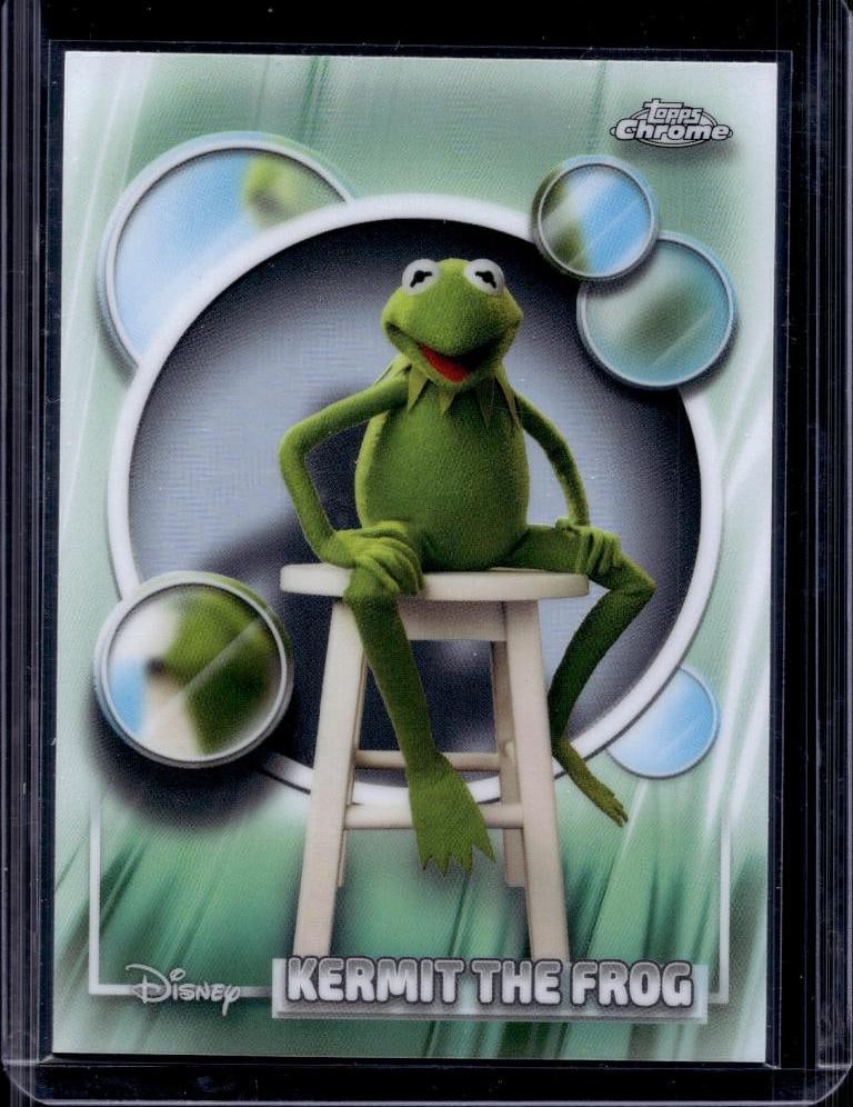 KERMIT THE FROG 2026 TOPPS CHROME DISNEY REFRACTOR: NEAR MINT OR BETTER CONDITION