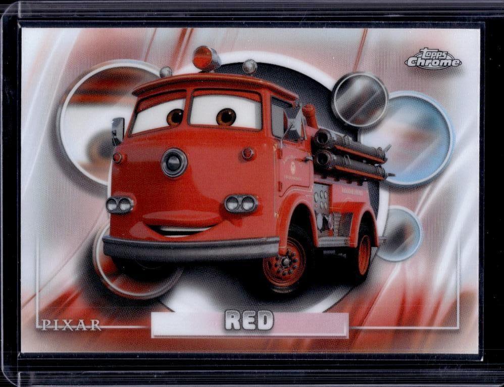 RED 2026 TOPPS CHROME DISNEY REFRACTOR: NEAR MINT OR BETTER CONDITION
