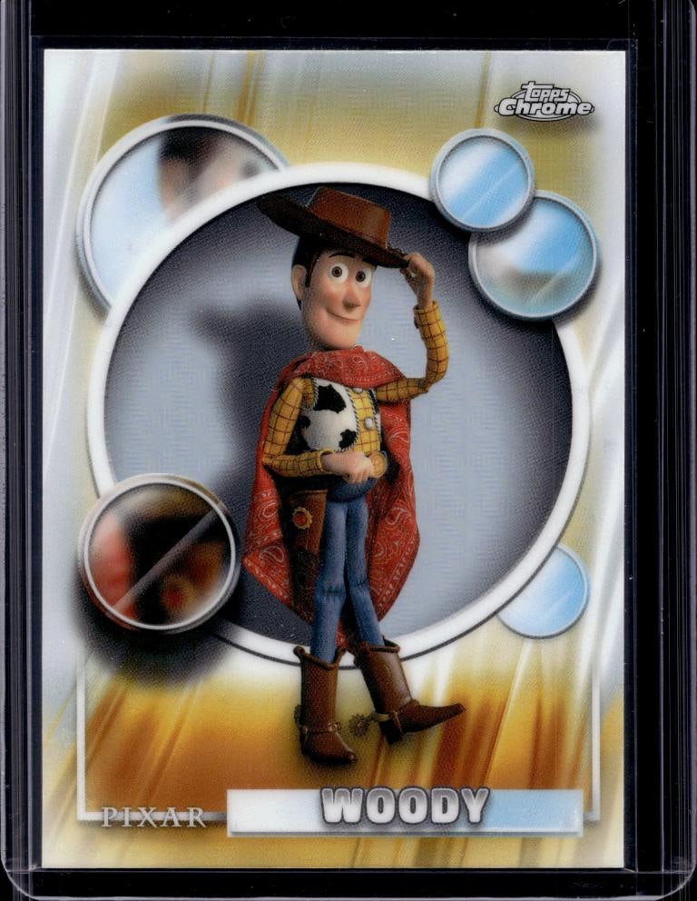 WOODY 2026 TOPPS CHROME DISNEY REFRACTOR: NEAR MINT OR BETTER CONDITION