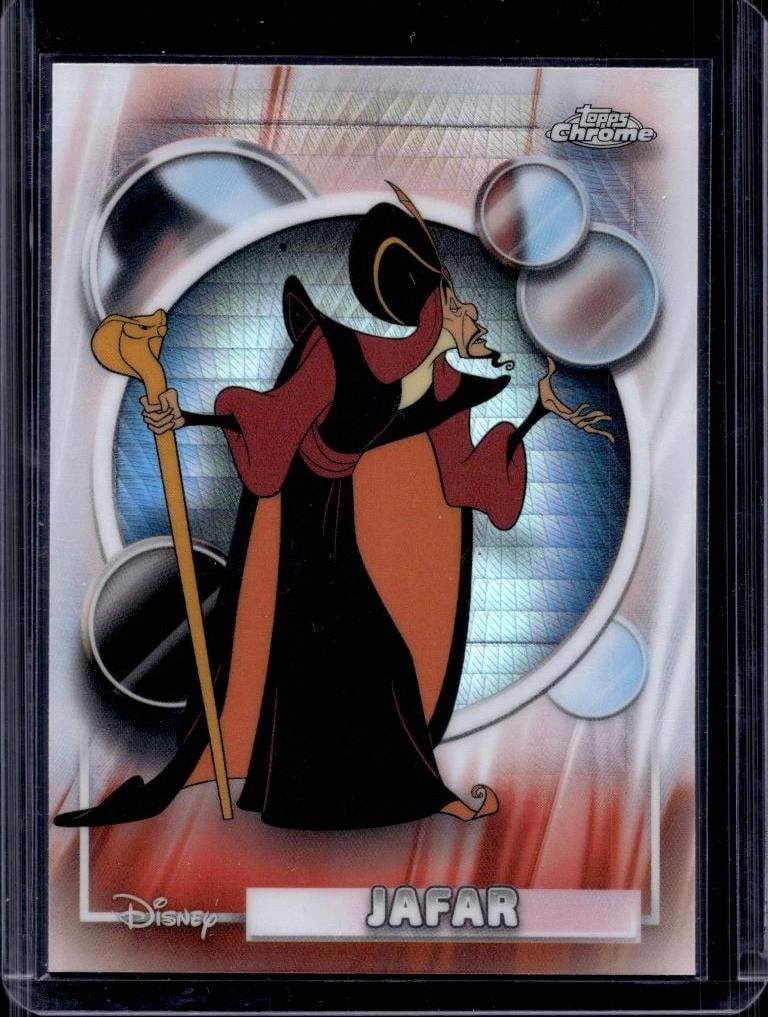 JAFAR 2026 TOPPS CHROME DISNEY PRISMATIC REFRACTOR: NEAR MINT OR BETTER CONDITION