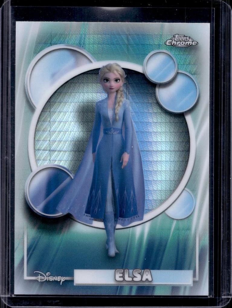 ELSA 2026 TOPPS CHROME DISNEY PRISMATIC REFRACTOR: NEAR MINT OR BETTER CONDITION