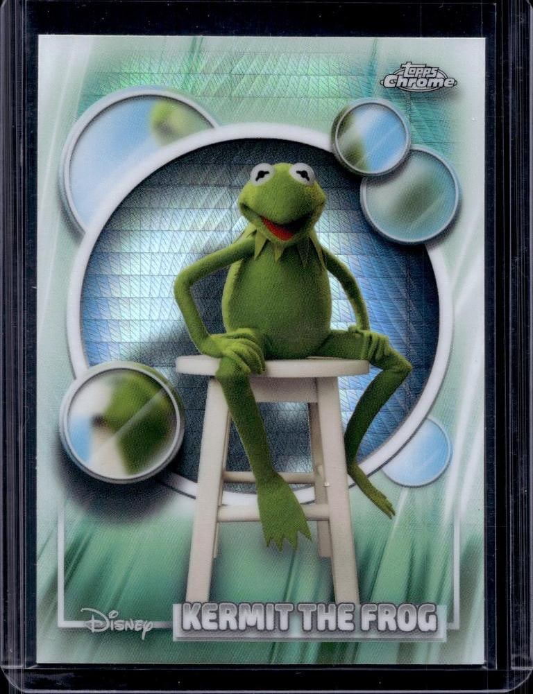 KERMIT THE FROG 2026 TOPPS CHROME DISNEY PRISMATIC REFRACTOR: NEAR MINT OR BETTER CONDITION