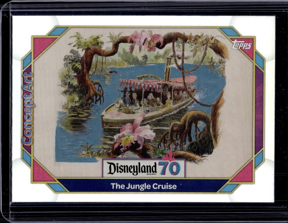THE JUNGLE CRUISE 2025 TOPPS DISNEYLAND 70TH RAINBOW FOIL: NEAR MINT OR BETTER CONDITION