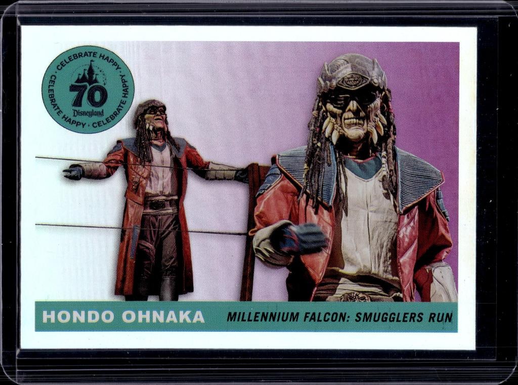 HONDO OHNAKA 2025 TOPPS DISNEYLAND 70TH 1955 INSERT: NEAR MINT OR BETTER CONDITION