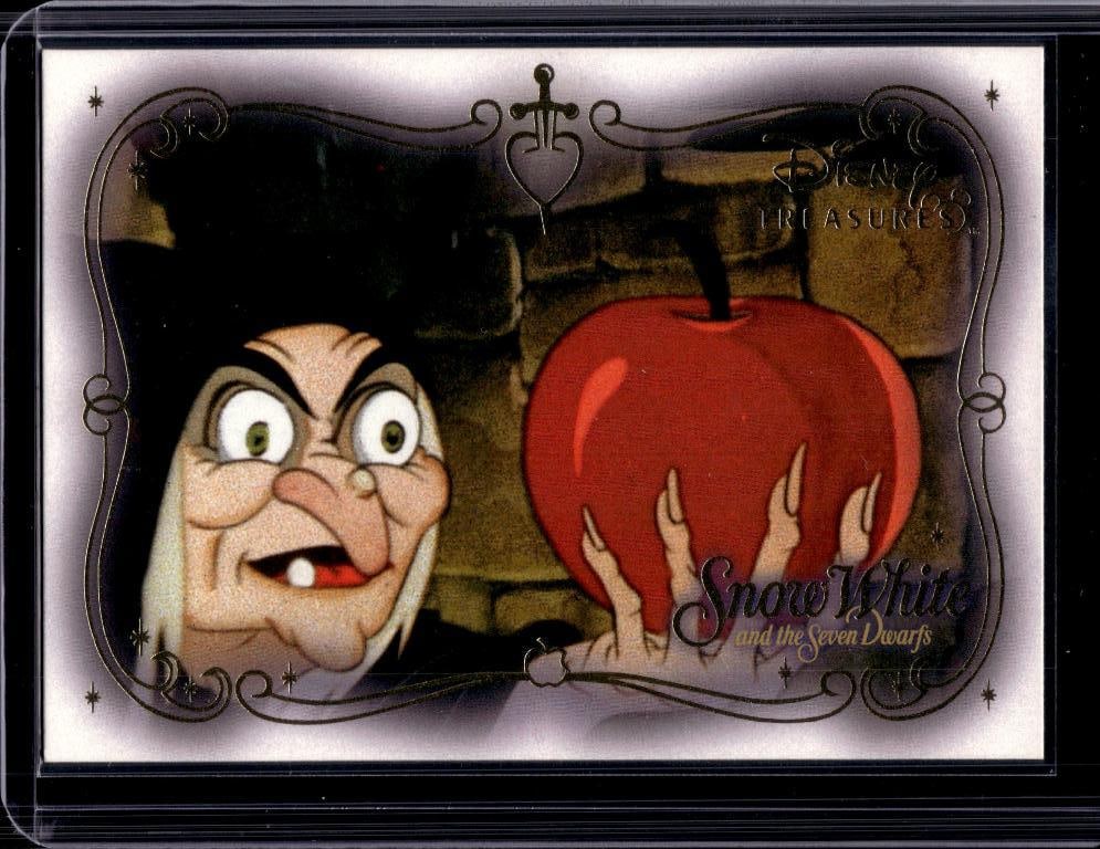 WITCH & THE POISON APPLE 2003 UPPER DECK DISNEY TREASURES INSERT: NEAR MINT OR BETTER CONDITION