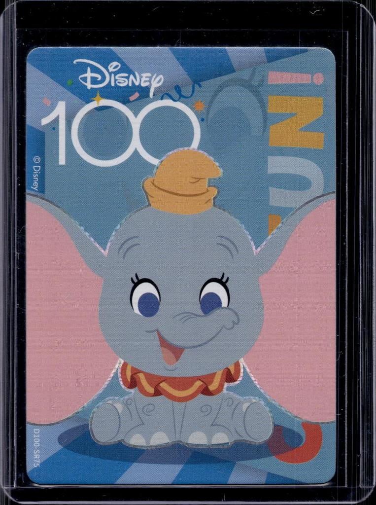 DUMBO 2023 CARD FUN DISNEY 100 RAINBOW FOIL: NEAR MINT OR BETTER CONDITION
