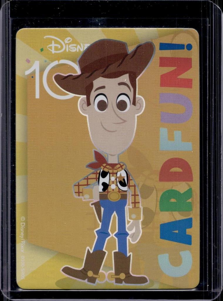 WOODY 2023 CARD FUN DISNEY 100 RAINBOW FOIL: NEAR MINT OR BETTER CONDITION