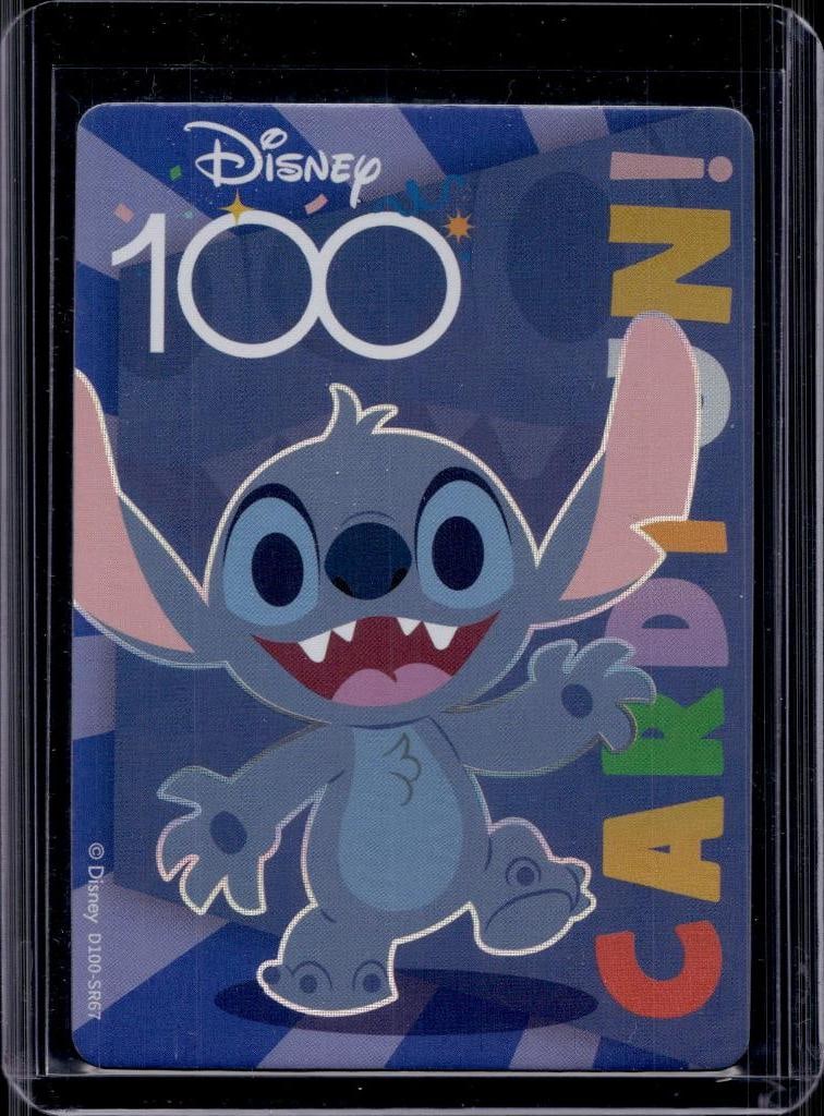 STITCH 2023 CARD FUN DISNEY 100 RAINBOW FOIL: NEAR MINT OR BETTER CONDITION