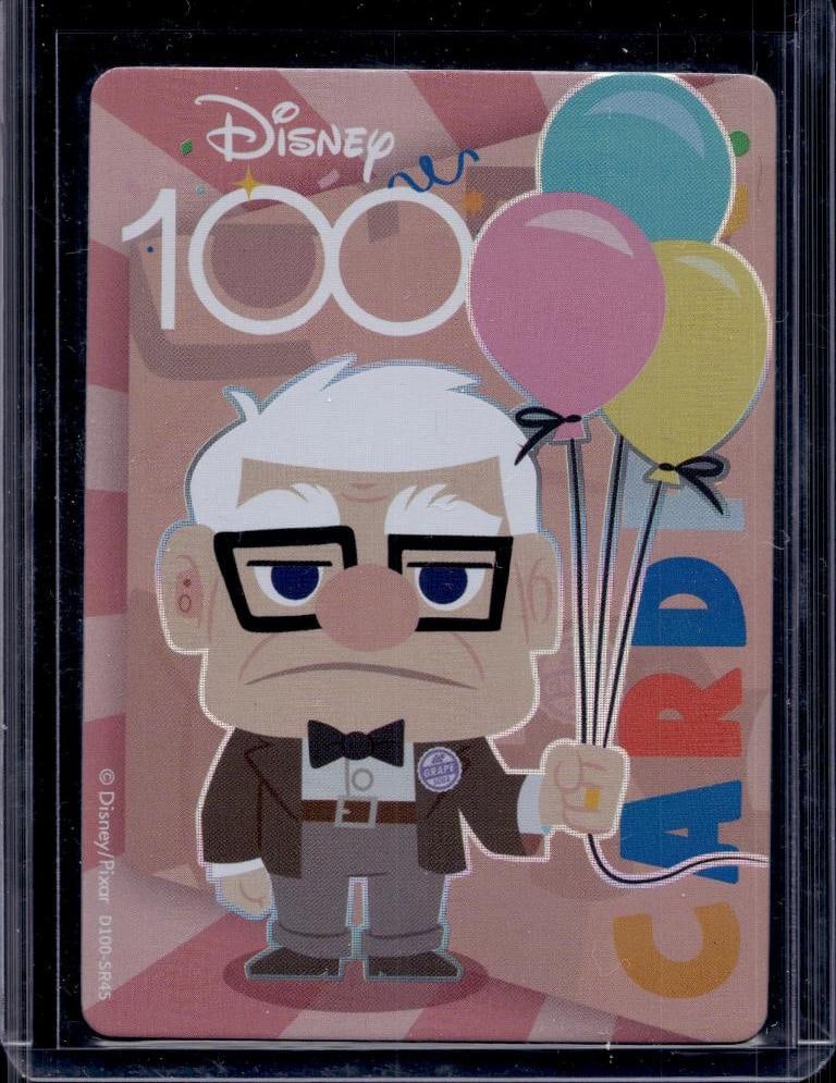 CARL (UP) 2023 CARD FUN DISNEY 100 RAINBOW FOIL: NEAR MINT OR BETTER CONDITION
