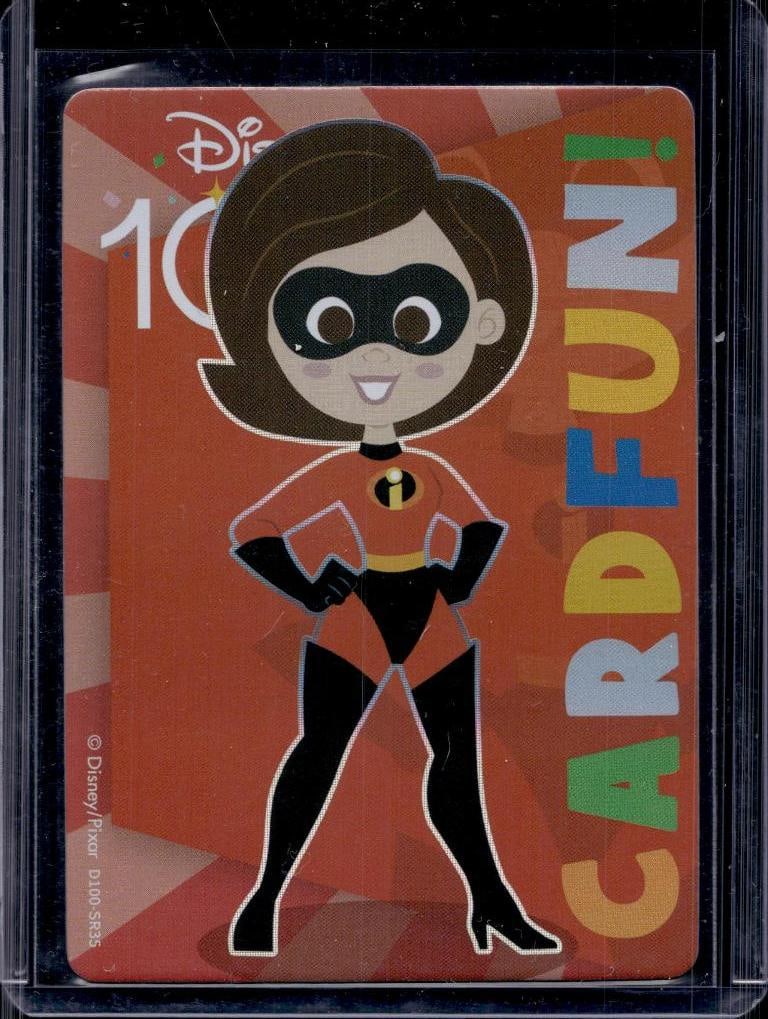 MRS. INCREDIBLE 2023 CARD FUN DISNEY 100 RAINBOW FOIL: NEAR MINT OR BETTER CONDITION