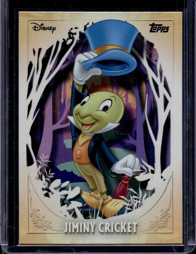 JIMINY CRICKET 2025 TOPPS DISNEY WONDER FURRY FRIENDS INSERT: NEAR MINT OR BETTER CONDITION