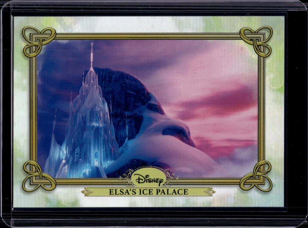 ELSA'S ICE CASTLE 2025 TOPPS DISNEY WONDER CASTLES INSERT: NEAR MINT OR BETTER CONDITION