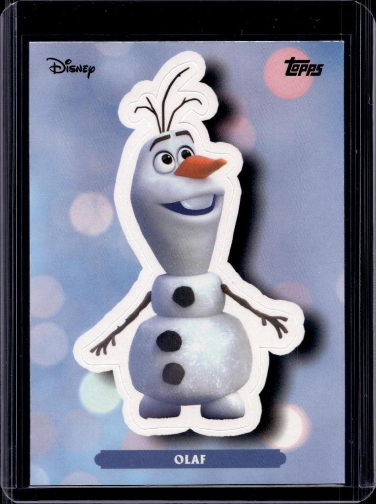 OLAF 2025 TOPPS DISNEY WONDER ENCHANTED STICKER INSERT: NEAR MINT OR BETTER CONDITION