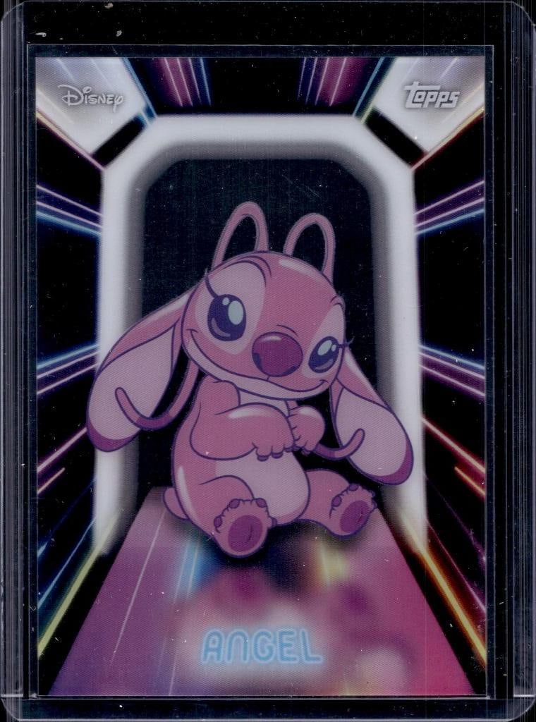 ANGEL 2026 TOPPS DISNEY NEON ILLUMINATED NEON LIGHTS INSERT: NEAR MINT OR BETTER CONDITION
