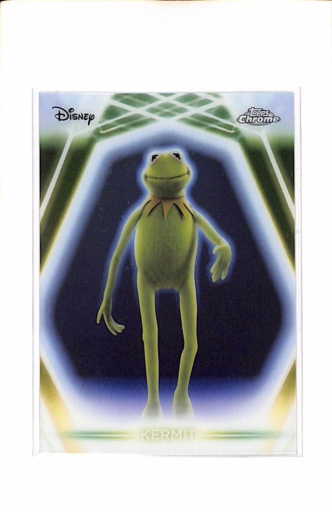 KERMIT THE FROG 2025 TOPPS DISNEY NEON CHROME SP: NEAR MINT OR BETTER CONDITION
