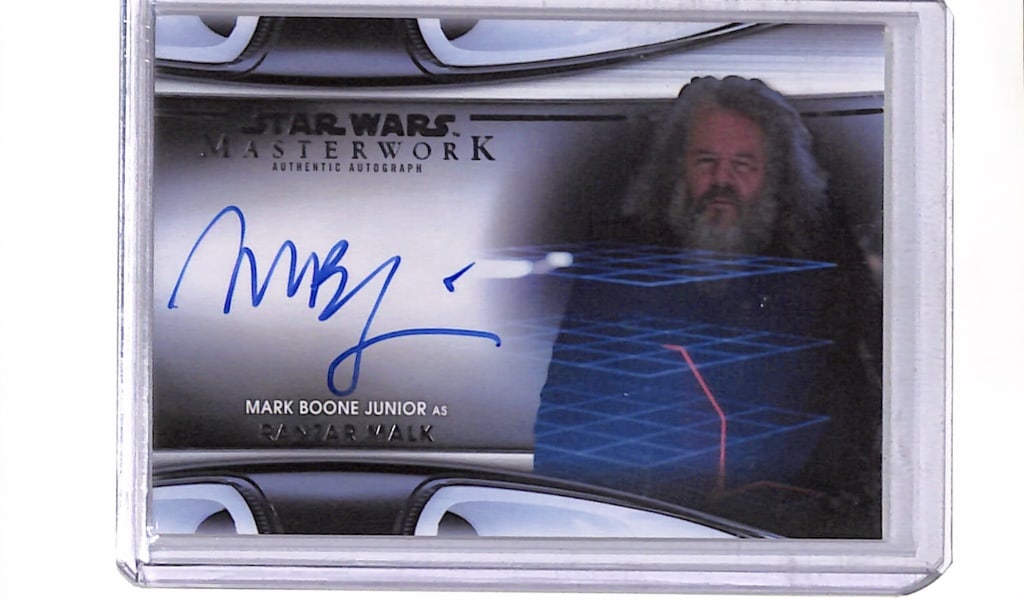 MARK BOONE JUNIOR AS RANZAR MALK TOPPS STAR WARS MASTERWORK AUTOGRAPH