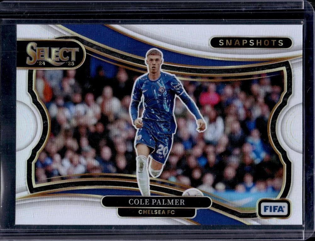 COLE PALMER 2024-25 PANINI SELECT SNAPSHOTS SILVER PRIZM (1 of 1)