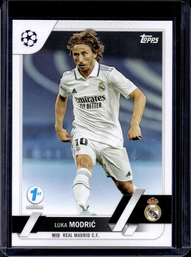 LUKA MODRIC 2022-23 TOPPS UEFA 1ST EDITION: NEAR MINT OR BETTER CONDITION