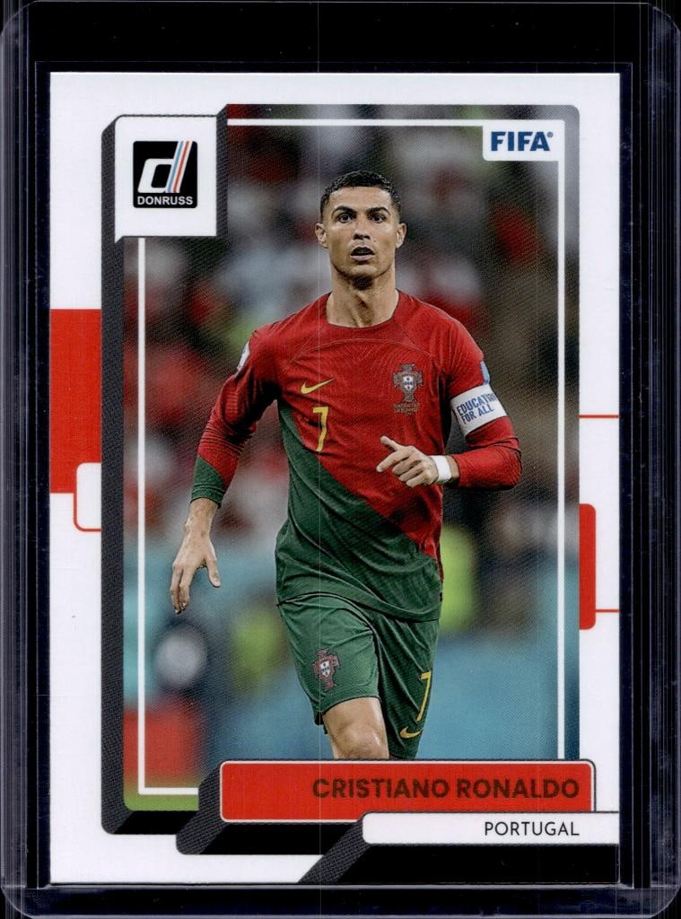 CRISTIANO RONALDO 2022-23 DONRUSS FIFA: NEAR MINT OR BETTER CONDITION