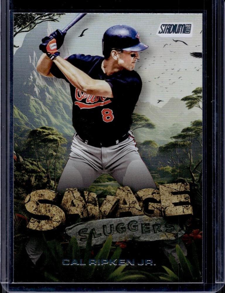 CAL RIPKEN JR 2025 STADIUM CLUB SAVAGE SLUGGERS INSERT: NEAR MINT OR BETTER CONDITION