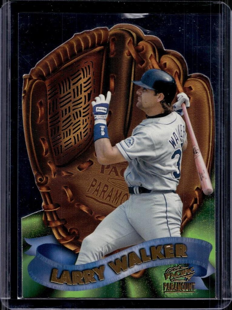 LARRY WALKER 1998 PACIFIC PARAMOUNT FIELDERS CHOICE INSERT SP: NEAR MINT OR BETTER CONDITION