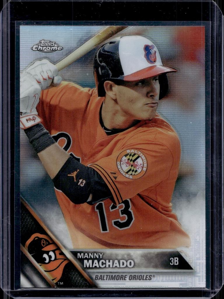 MANNY MACHADO 2015 TOPPS CHROME REFRACTOR: NEAR MINT OR BETTER CONDITION