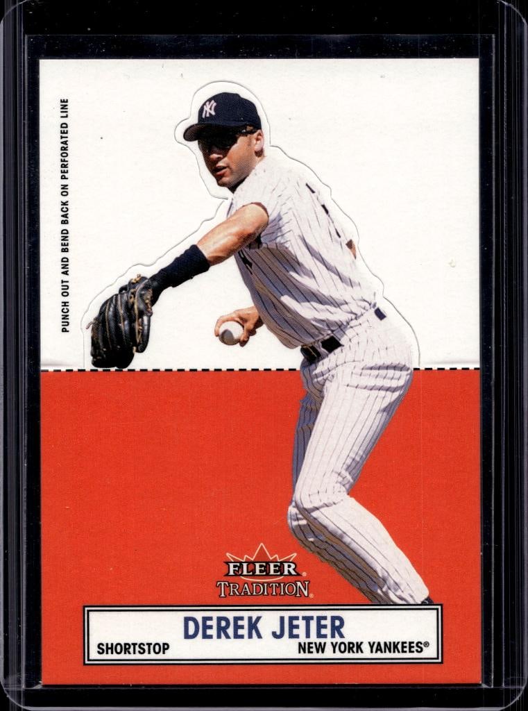 DEREK JETER 2003 FLEER STAND-UPS INSERT: NEAR MINT OR BETTER CONDITION