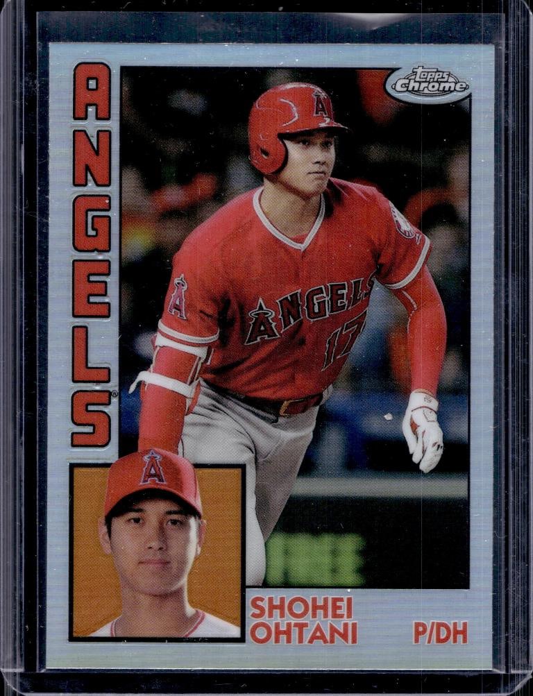 SHOHEI OHTANI 2019 TOPPS CHROME 1984 RETRO REFRACTOR: NEAR MINT OR BETTER CONDITION