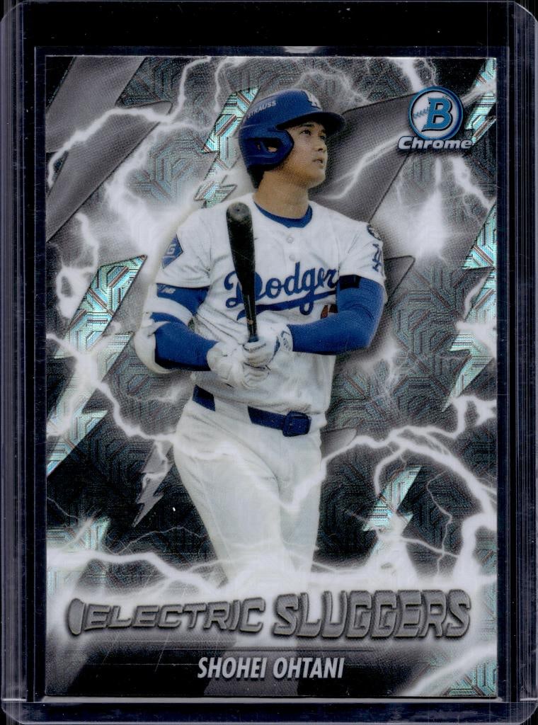 SHOHEI OHTANI 2026 BOWMAN CHROME ELECTRIC SLUGGERS MEGA REFRACTOR: NEAR MINT OR BETTER CONDITION