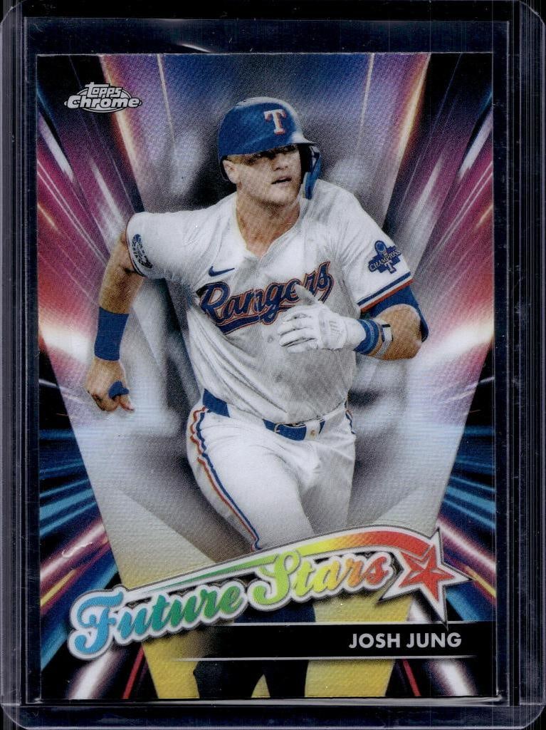 JOSH JUNG 2024 TOPPS CHROME FUTURE STARS REFRACTOR: NEAR MINT OR BETTER CONDITION