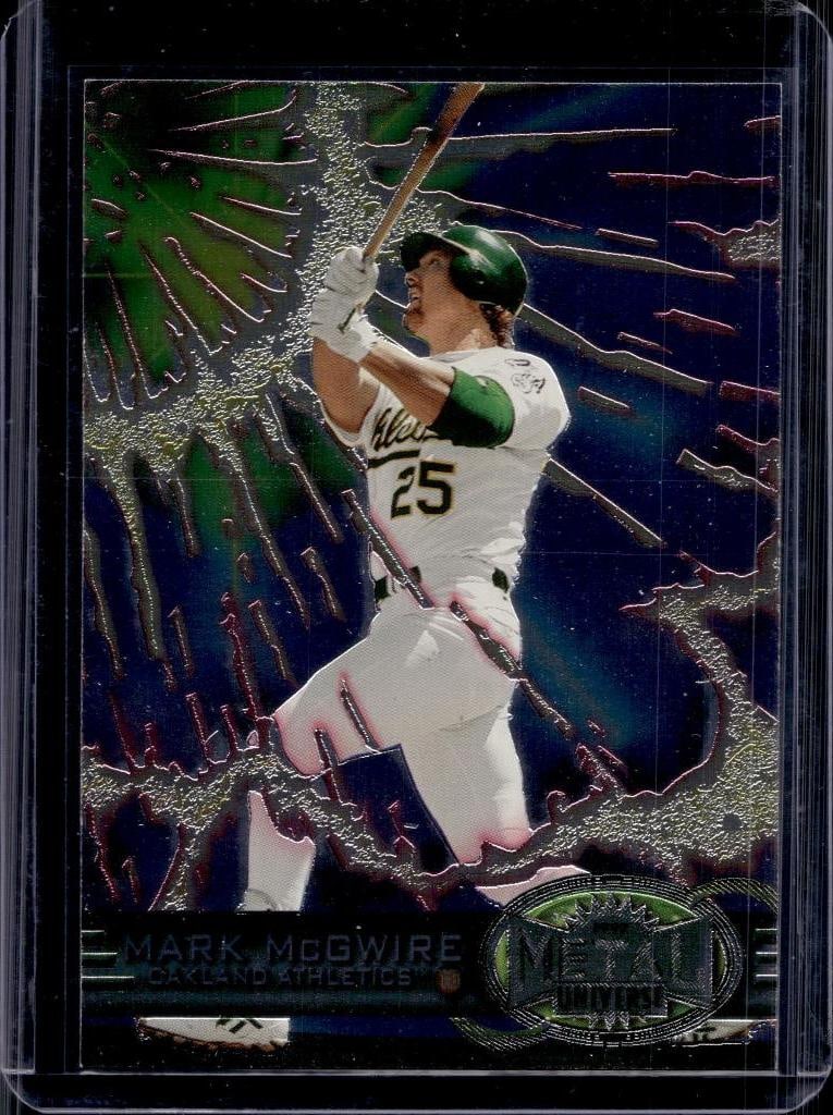 MARK MCGWIRE 1997 METAL UNIVERSE: NEAR MINT OR BETTER CONDITION
