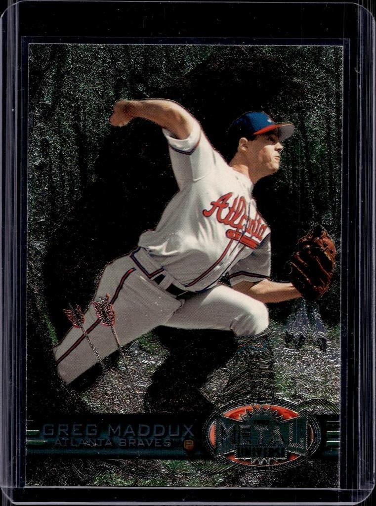 GREG MADDUX 1997 METAL UNIVERSE: NEAR MINT OR BETTER CONDITION