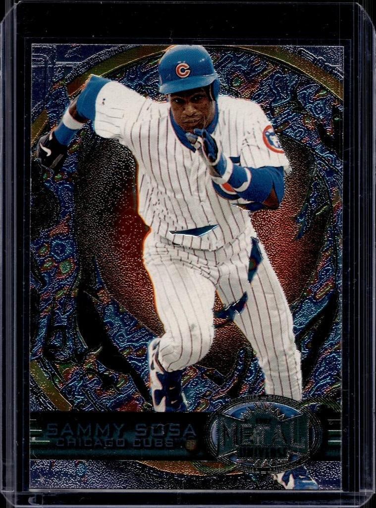 SAMMY SOSA 1997 METAL UNIVERSE: NEAR MINT OR BETTER CONDITION