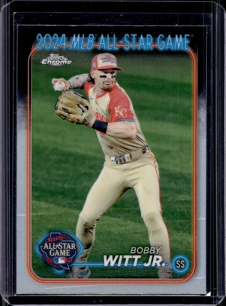 BOBBY WITT JR 2024 TOPPS CHROME ALL-STAR GAME REFRACTOR: NEAR MINT OR BETTER CONDITION