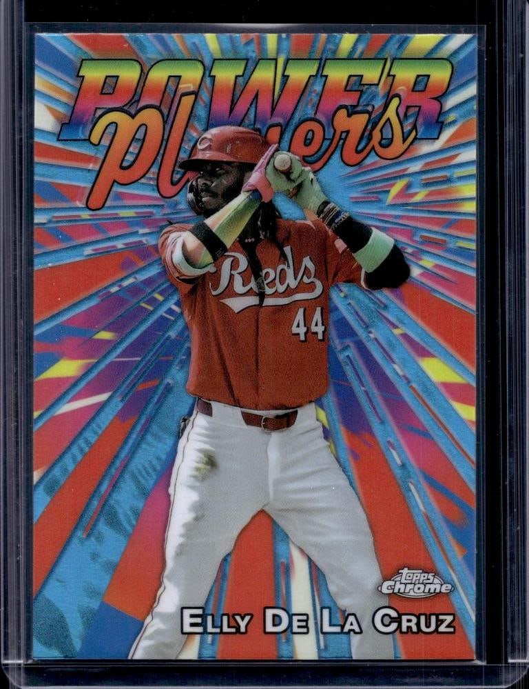 ELLY DE LA CRUZ 2025 TOPPS CHROME POWER PLAYERS REFRACTOR: NEAR MINT OR BETTER CONDITION